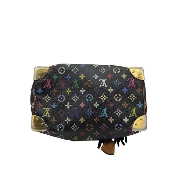 Louis Vuitton Monogram Multicolor Speedy 30 Black*Takashi Murakami 2010 Coll. - Picture 2 of 16